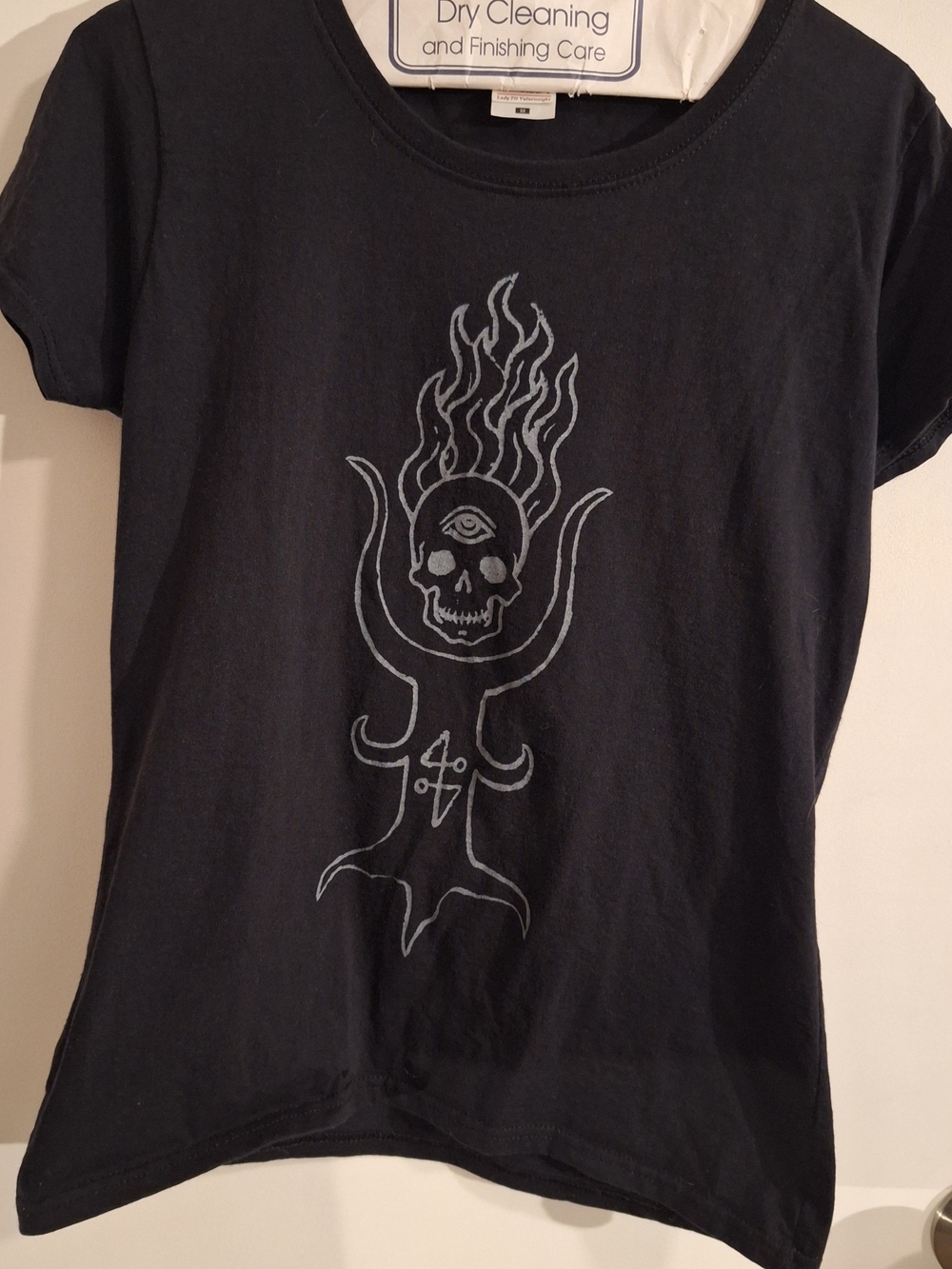 BEHEXEN Black Metal The Poisonus Path Dual Sided Print & Logo Womens Tshirt Sz M
